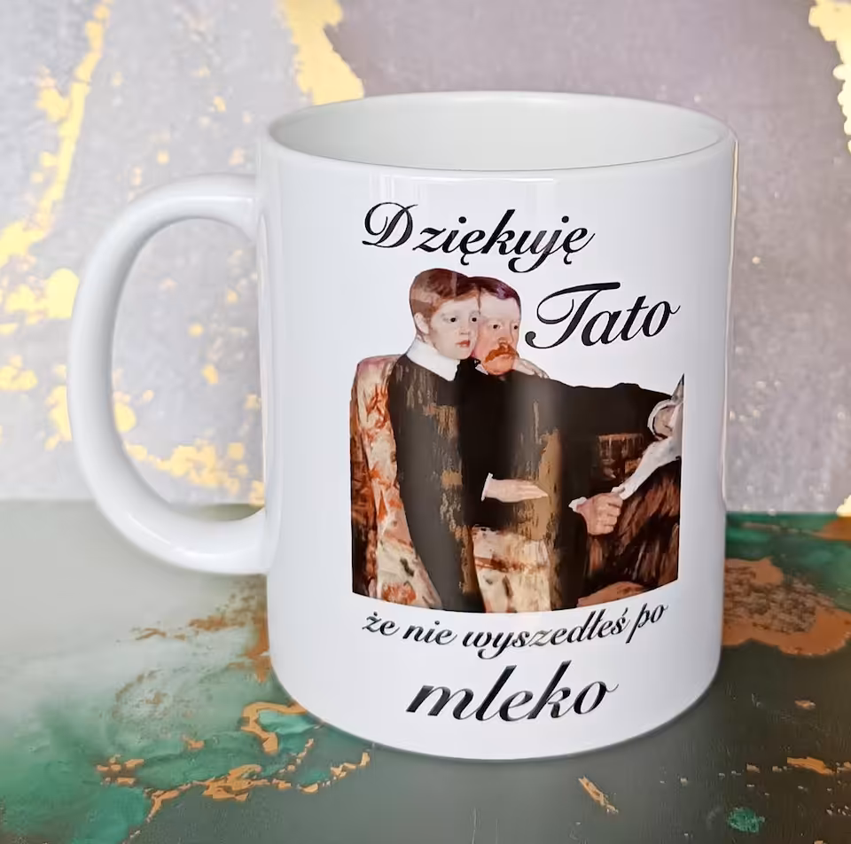 Kubek 330 ml Sarnodzieło Dziękuję Tato, że nie wyszedłeś po mleko