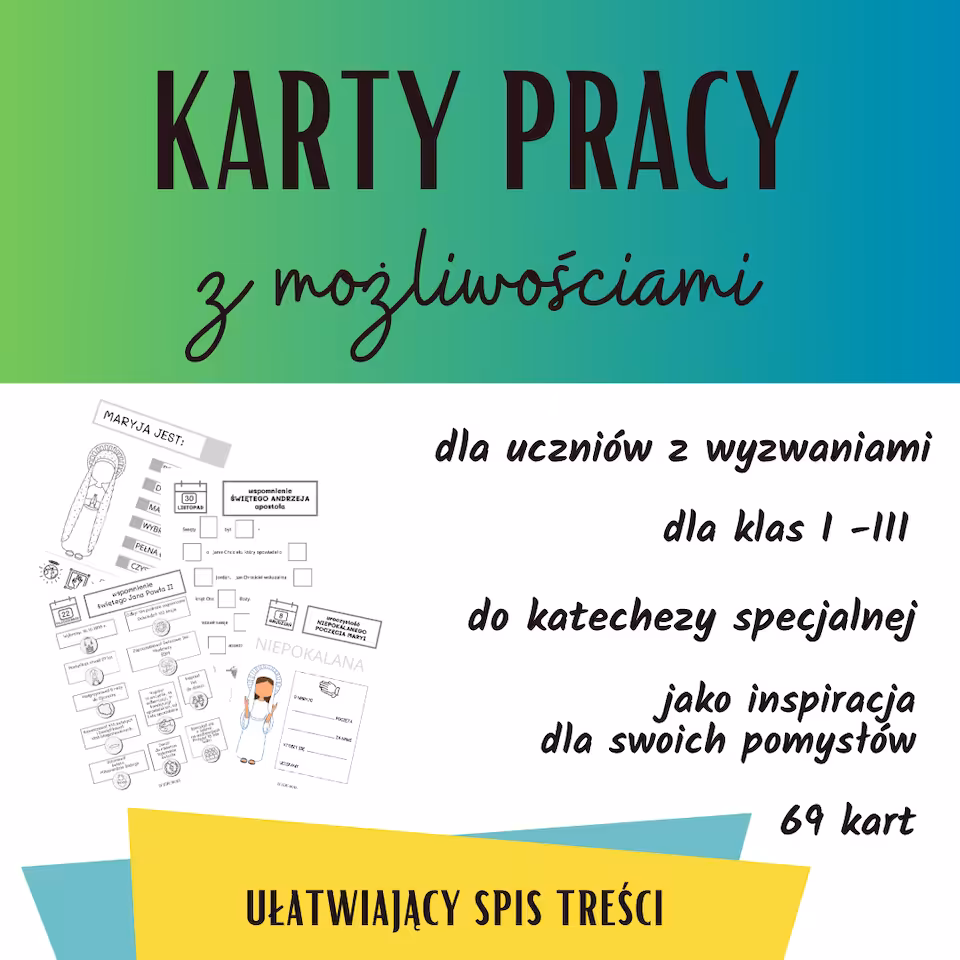 KARTY PRACY NA CAŁY ROK