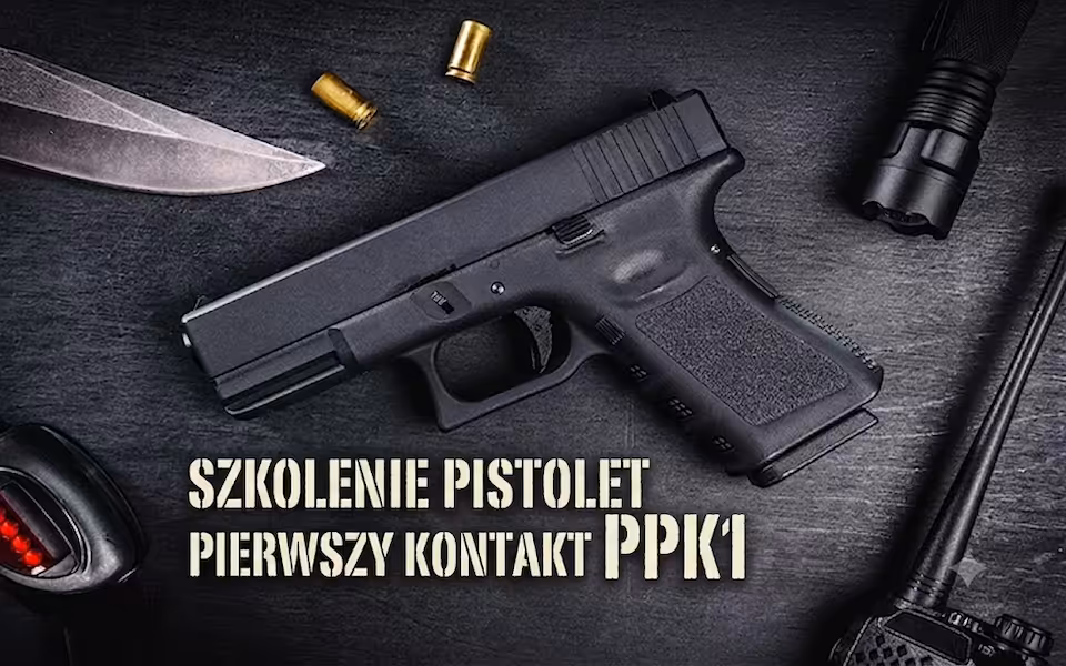 voucher szkolenie pistolet pierwszy kontakt PPK 1 Strzelnica: Brzeszcze/ ASB Pszczyna pierwszykontakt.com