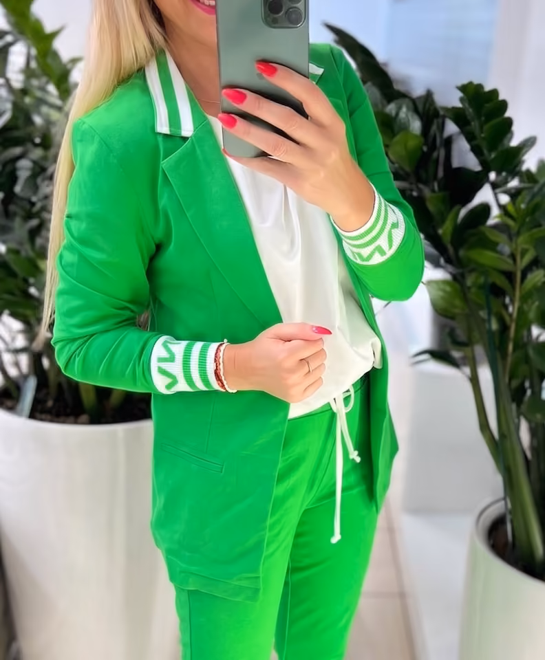 MEGI Marynarka Sportowa Zielona S/M