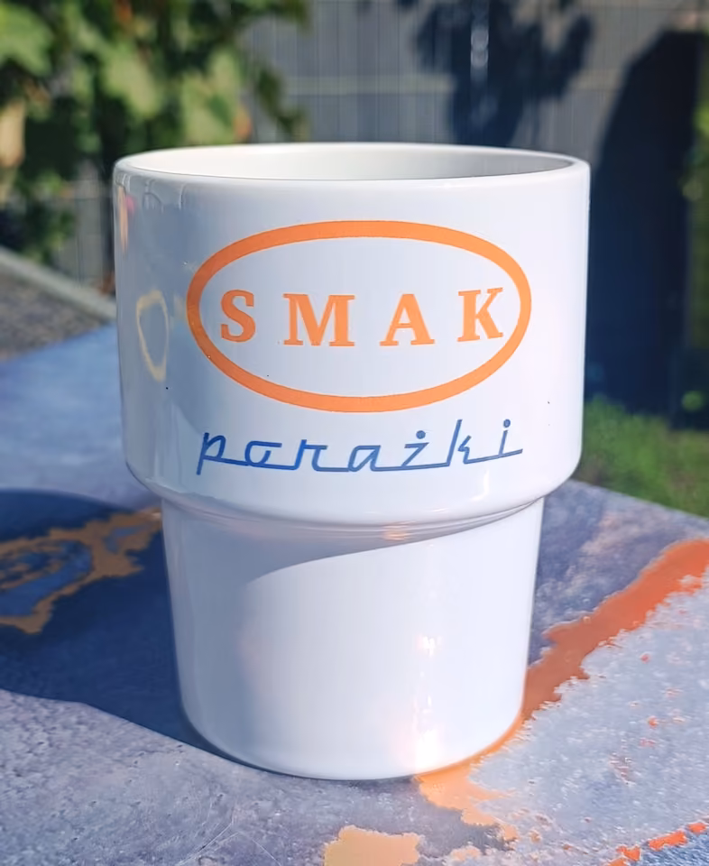 Kubek ceramiczny Sarnodzieło PRL Smak porażki
