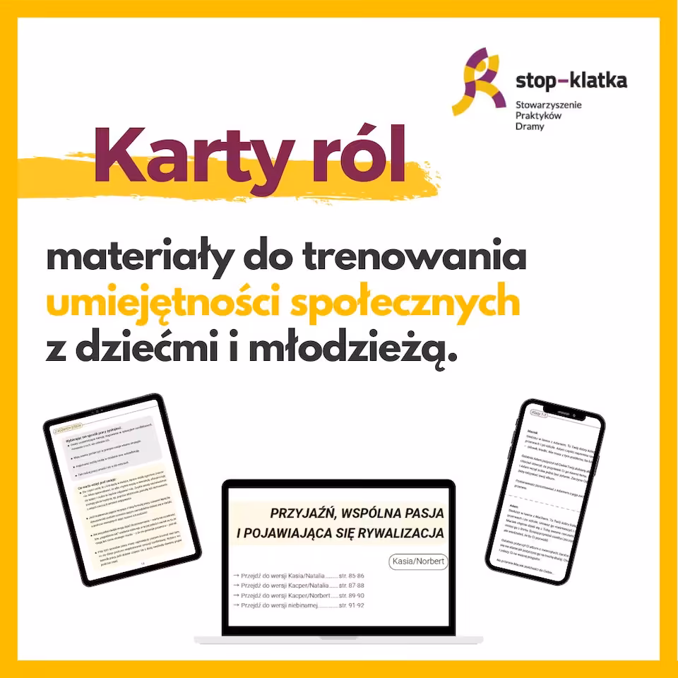"Z różnych stron": Karty ról do trenowania umiejętności społecznych