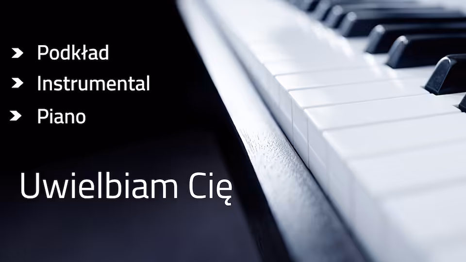 Uwielbiam Cię - podkład C-dur