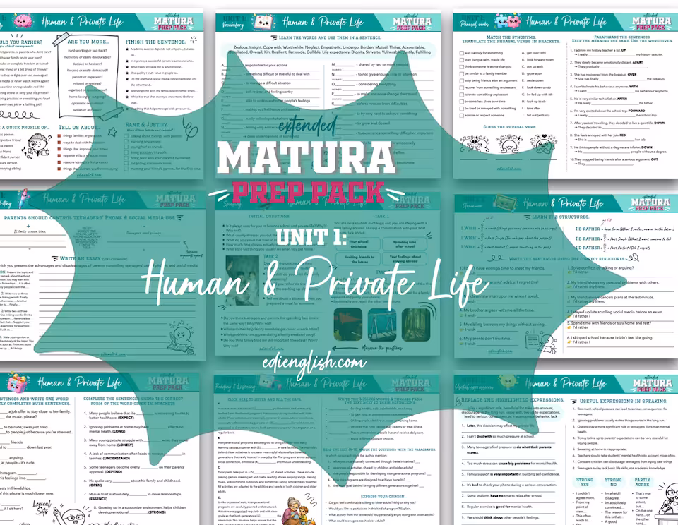 EXTENDED MATURA PREP PACK