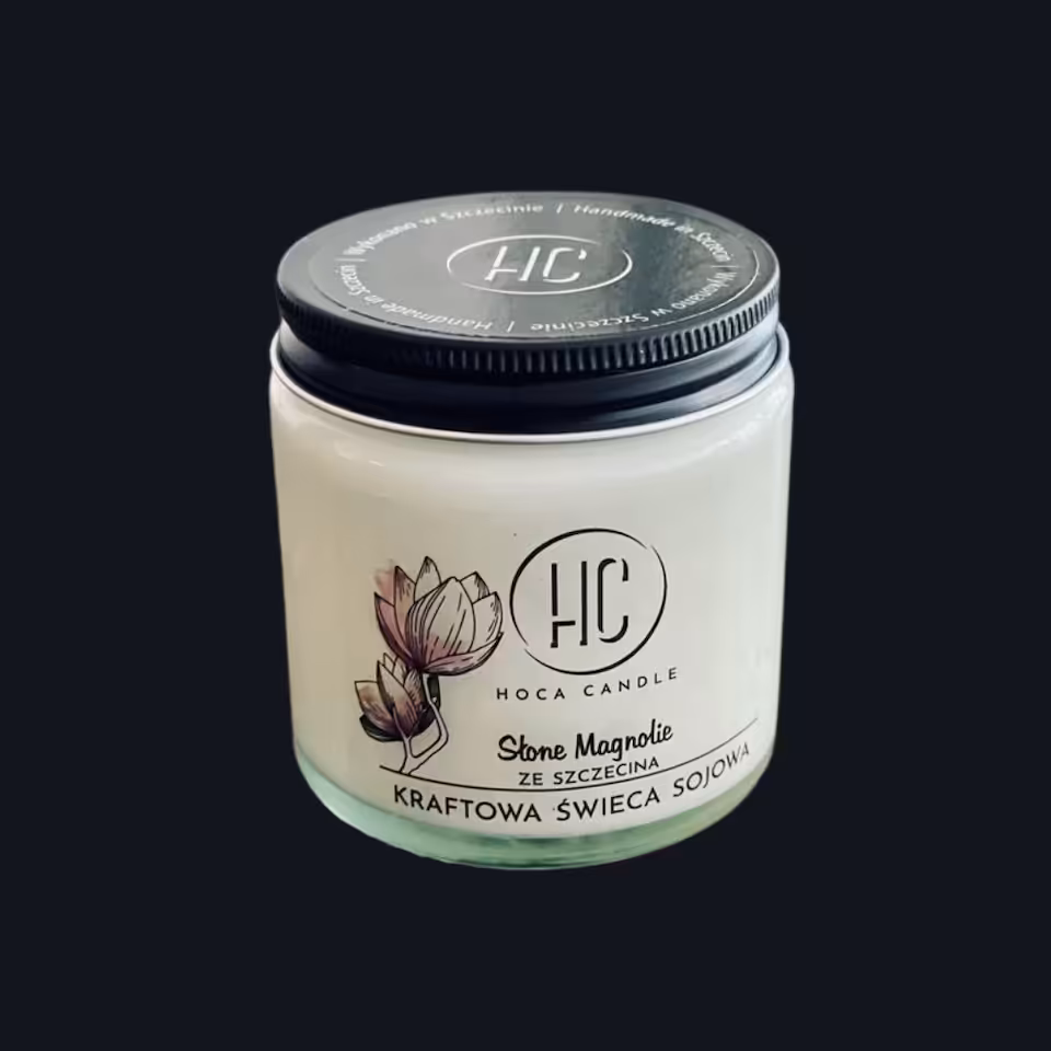 świeca słone magnolie 120