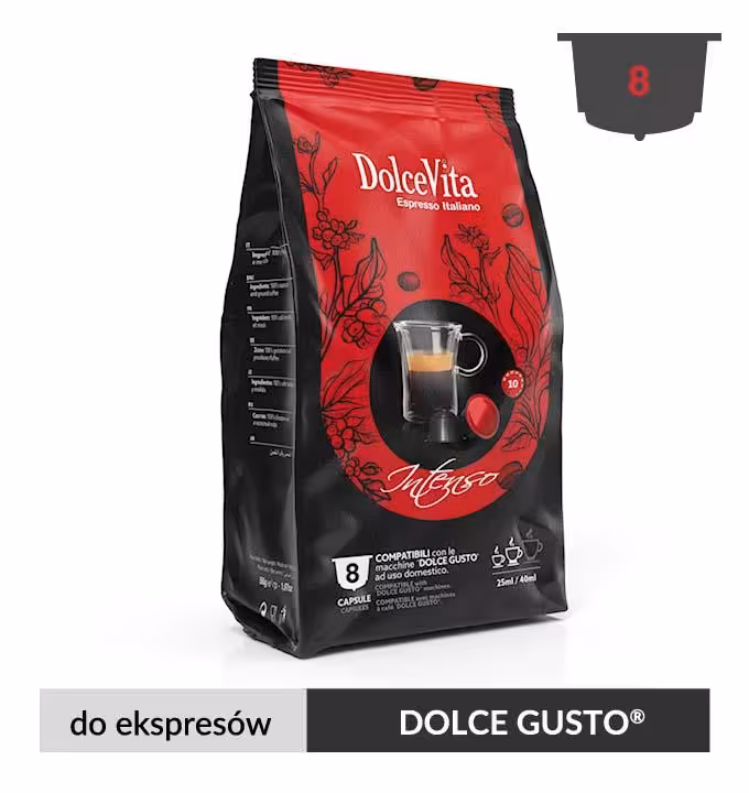 DolceVita Dolce Gusto* Intenso 8 kapsułek