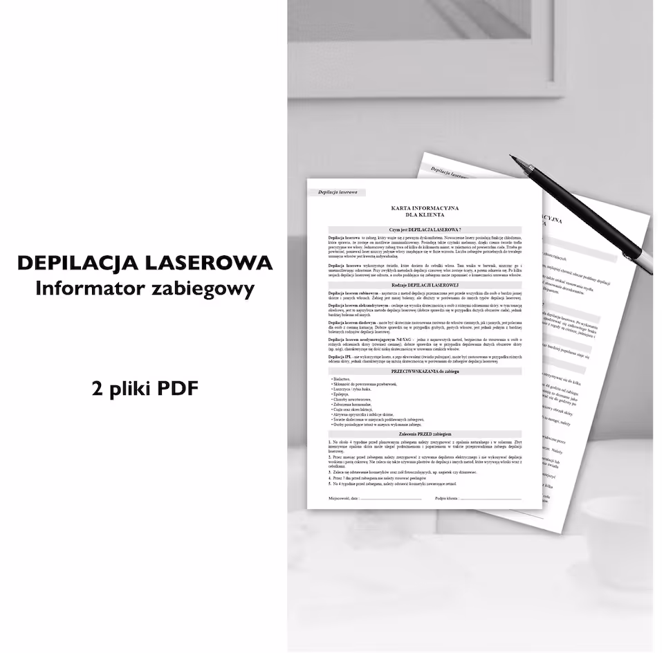 DEPILACJA LASEROWA - informator zabiegowy