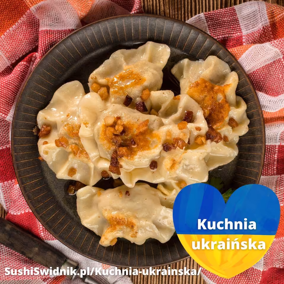 Kuchnia ukraińska - Pierogi z ziemniakami 7 szt
