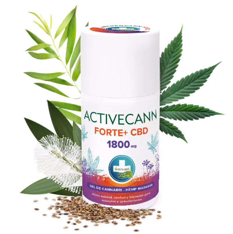 Activecann Forte+ 1800mg CBD Żel do masażu Mięśnie i stawy Annabis