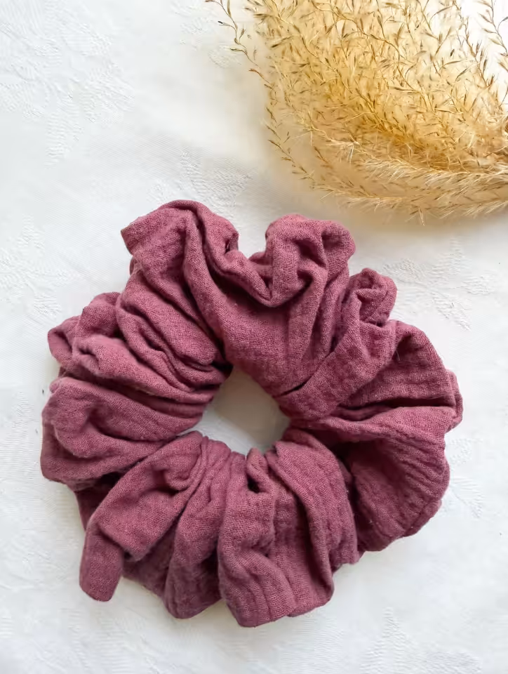 MOCNY FIOLET MAXI - scrunchie -SOFT