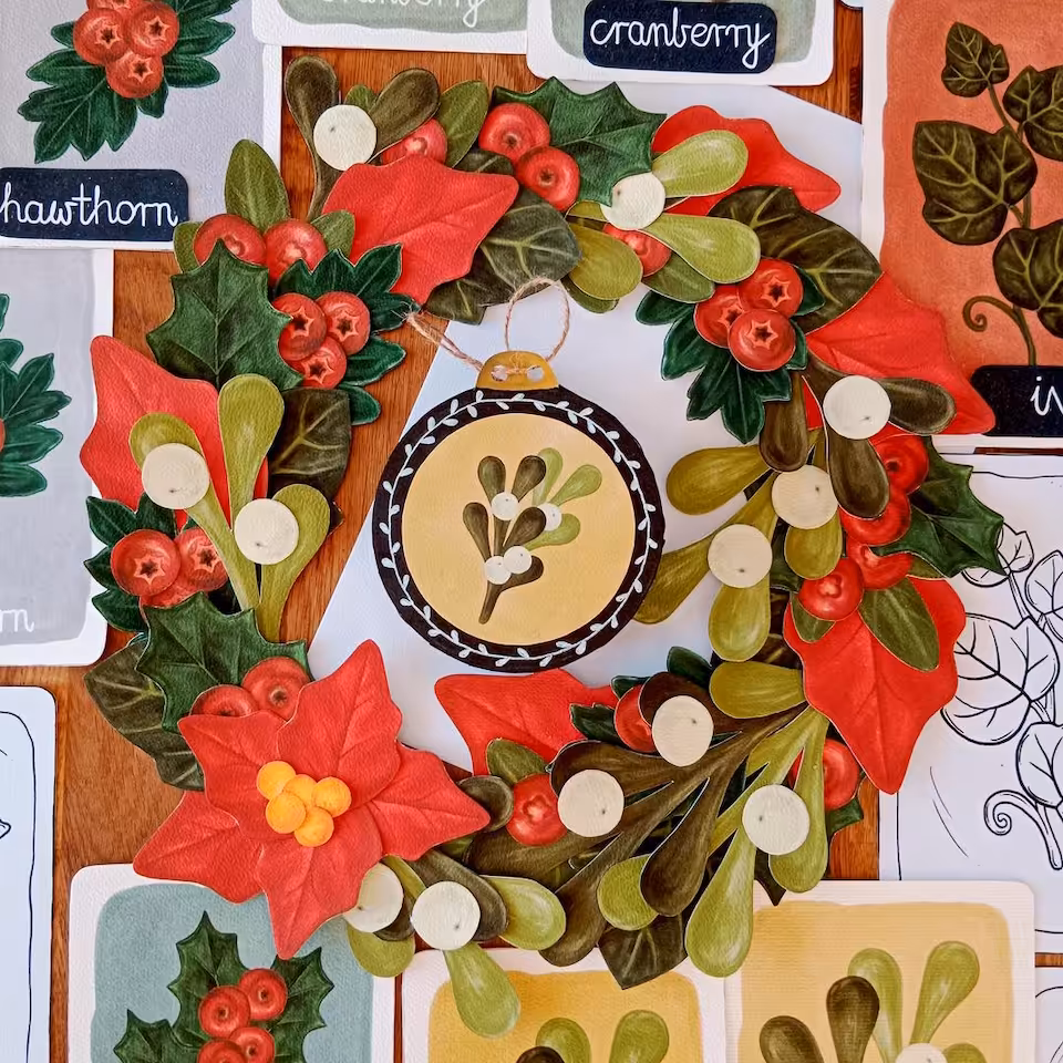 E-book RADOSNE ROŚLINY ŚWIĄTECZNE