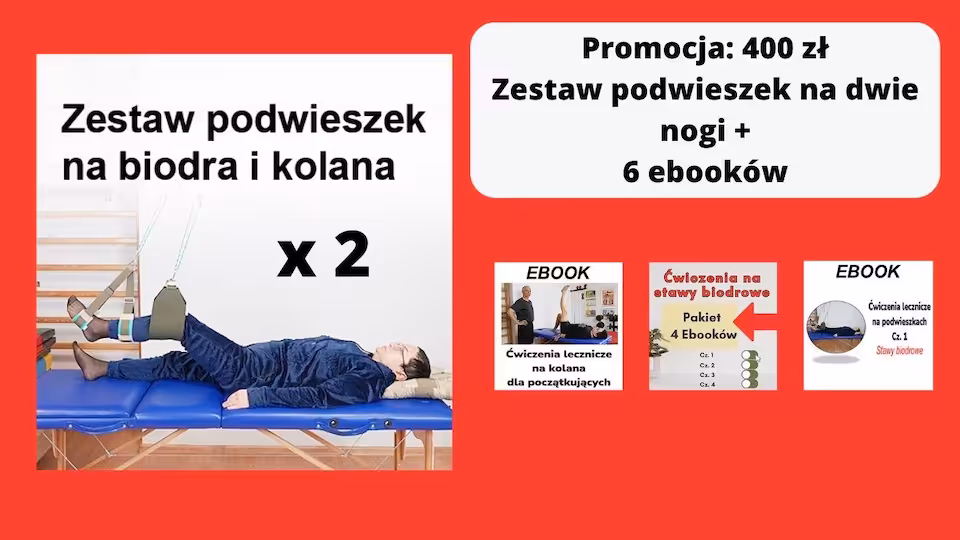 SUPER promocja: pakiet:  zestaw podwieszek (na dwie nogi) + 6 ebooków