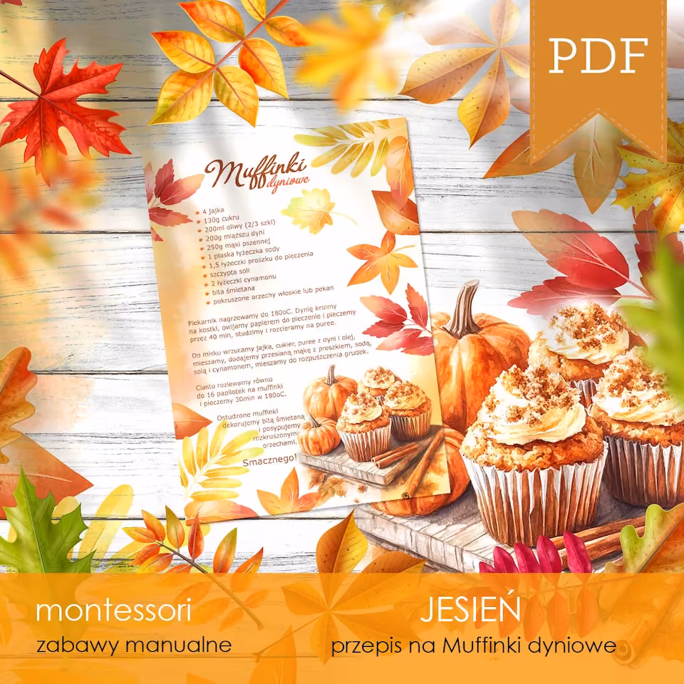 Jesień - Muffinki dyniowe