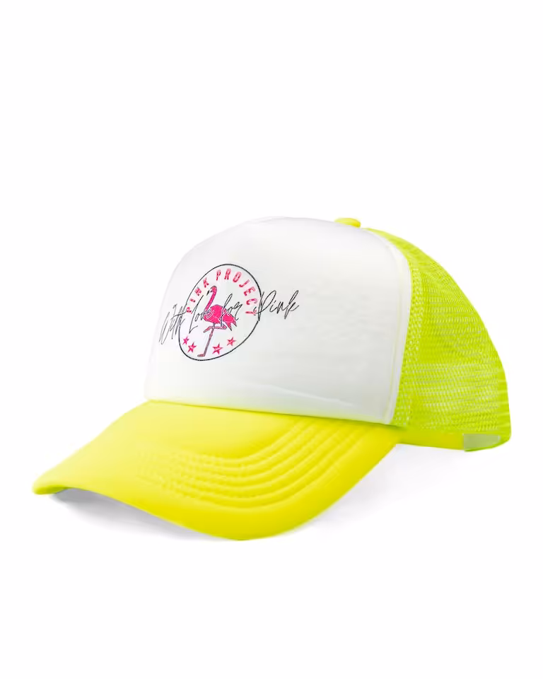 Czapka z daszkiem - Fluo Żółta