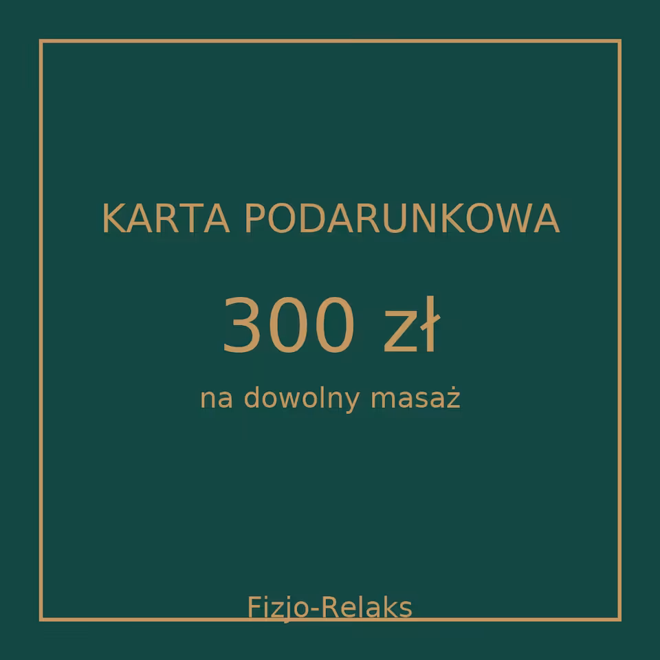 Karta podarunkowa o wartości 300 zł (papierowa))