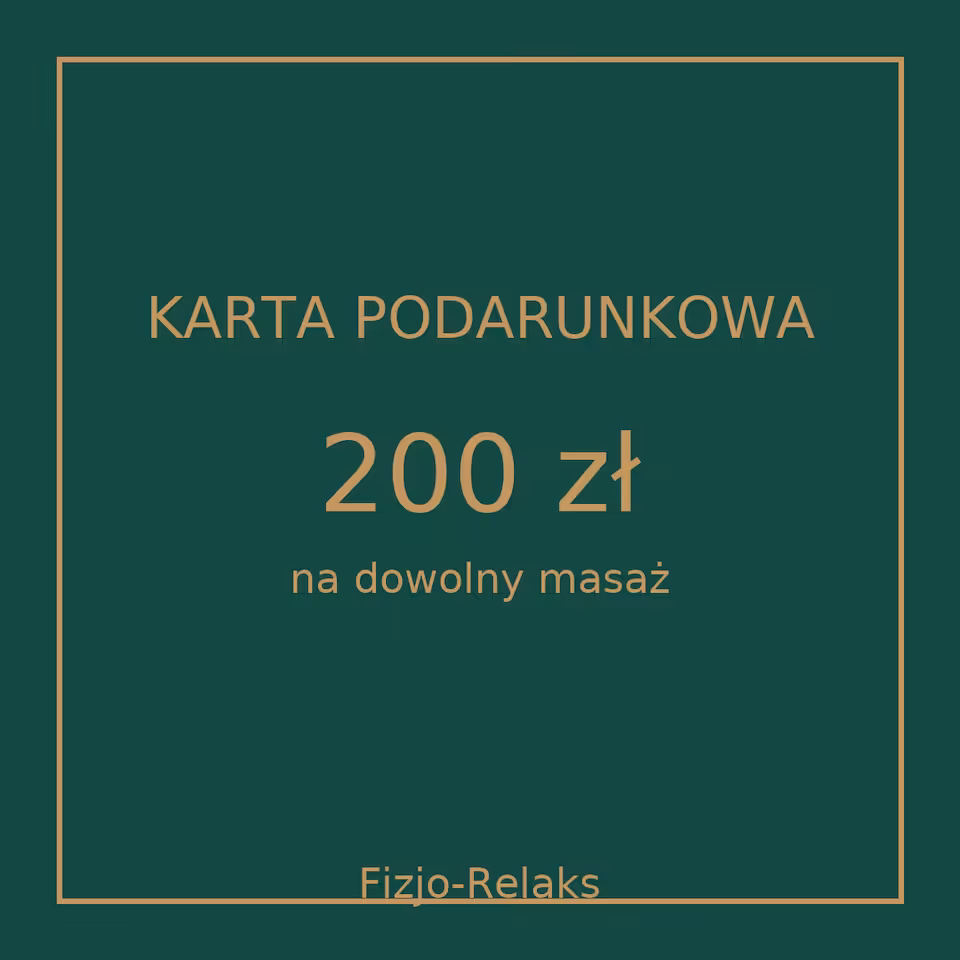 Karta podarunkowa o wartości 200 zł (elektroniczna)
