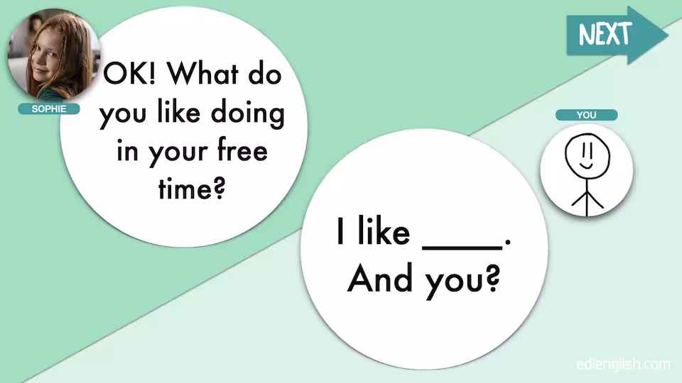 Conversation situations for KIDS