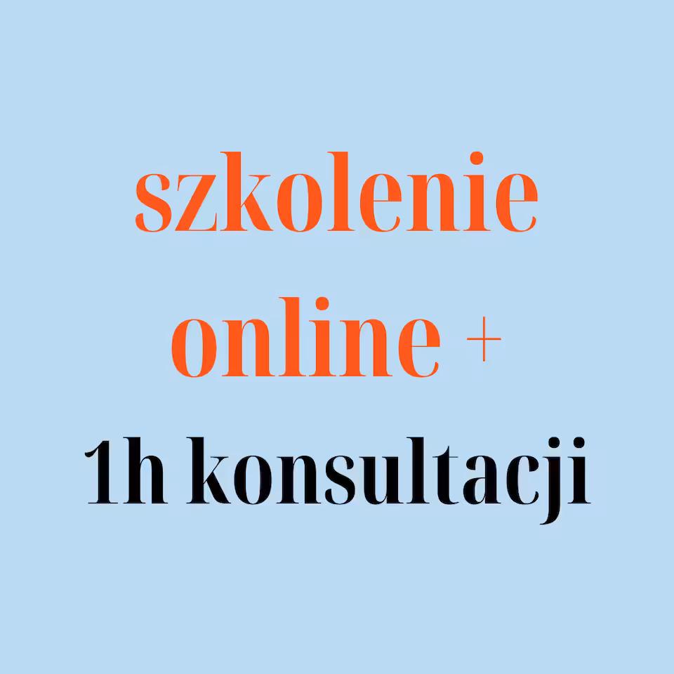 SZKOLENIE ONLINE KRĘCĘ FAJNE ROLKI + 1h konsultacji