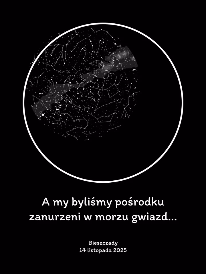 Personalizowana mapa gwiazd (#c469f89f-3ef2-44fd-ac7d-6bf3a41ab13a) - plakat 30x40cm