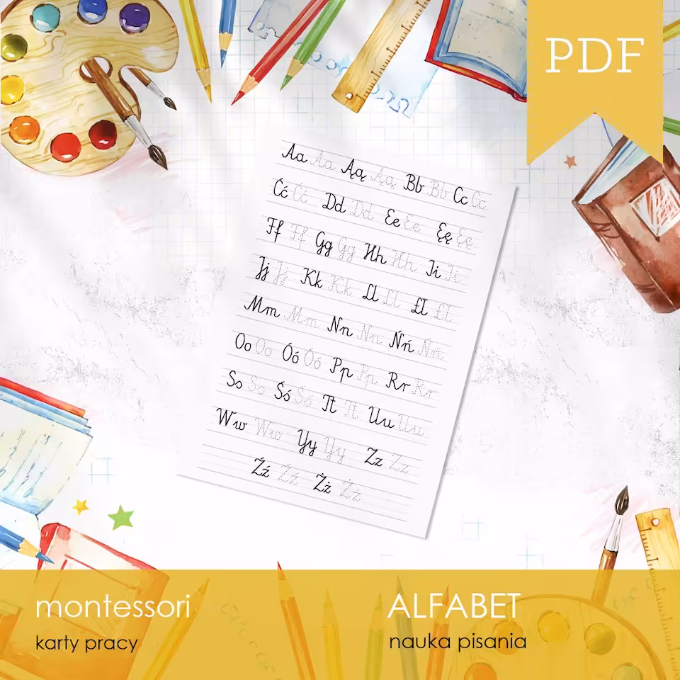 Alfabet - Alfabet do pisania