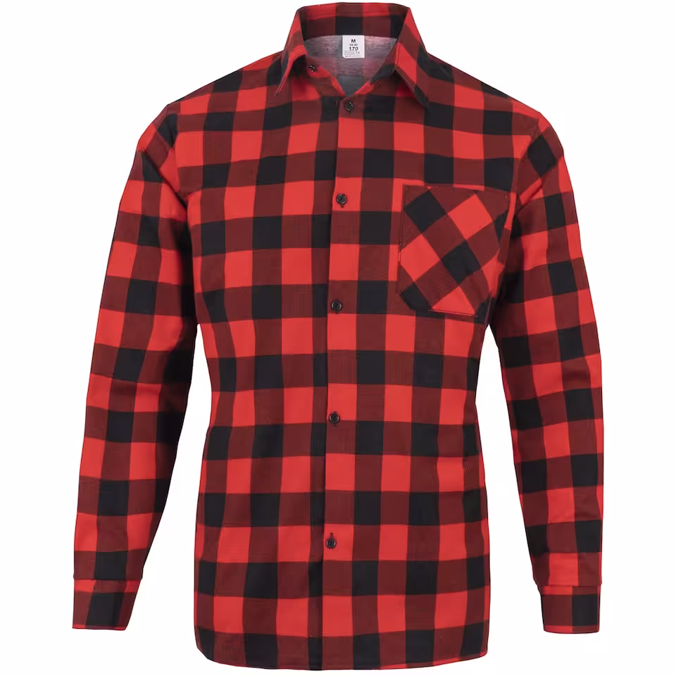 KOSZULA FLANELOWA CZERWONA