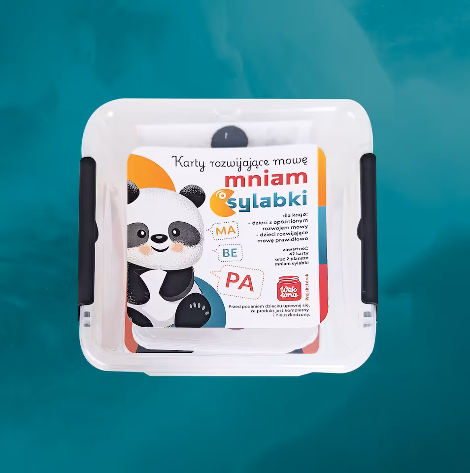 Pudełko cz. 2__ Mniam Sylabki" MA BA PA