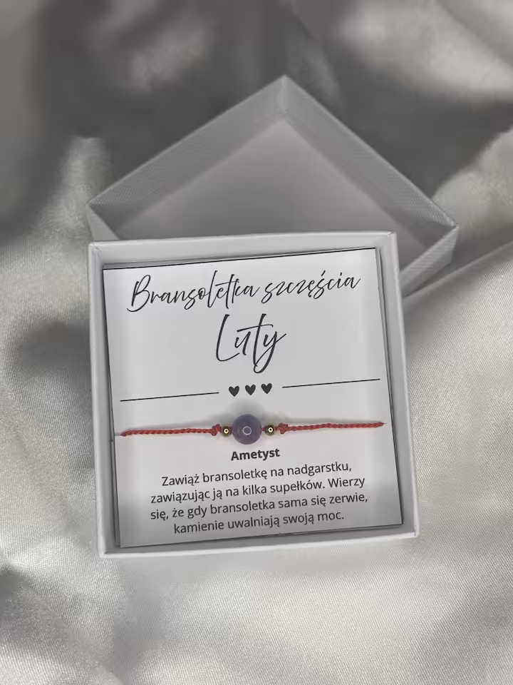 BRANSOLETKA SZCZĘŚCIA LUTY
