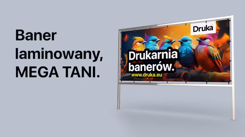 Baner laminowany - MEGA TANI [m²]