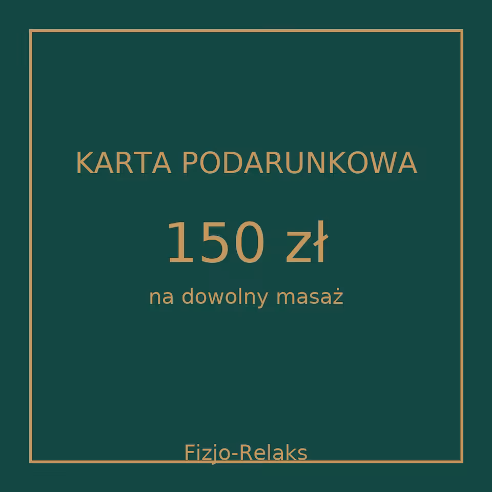Karta podarunkowa o wartości 150 zł (elektroniczna)