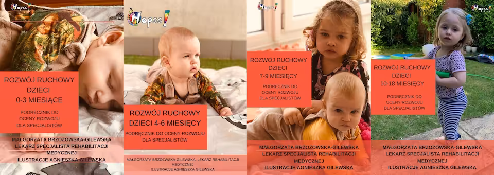 Pakiet ebooków o rozwoju: 0-3 miesiące, 4-6 miesięcy, 7-9 miesięcy i 10-18 miesięcy (PROMOCJA!!!)