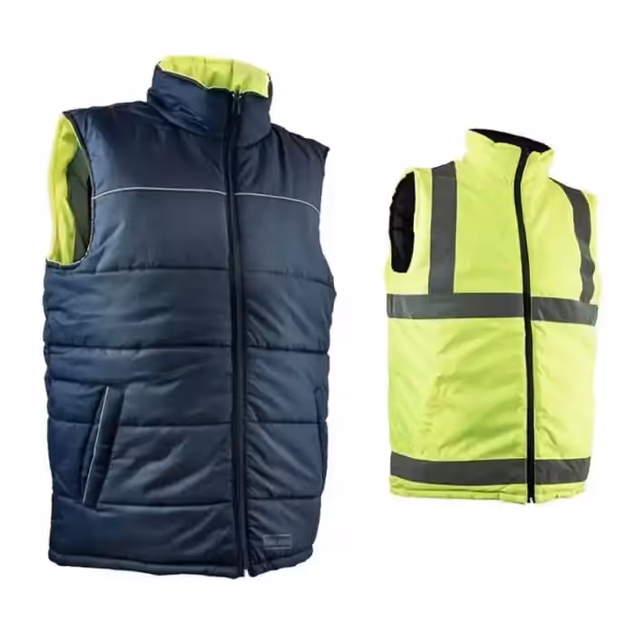 BENEFIT KAMIZELKA  MARINO ŻÓŁTY DWUSTRONNA