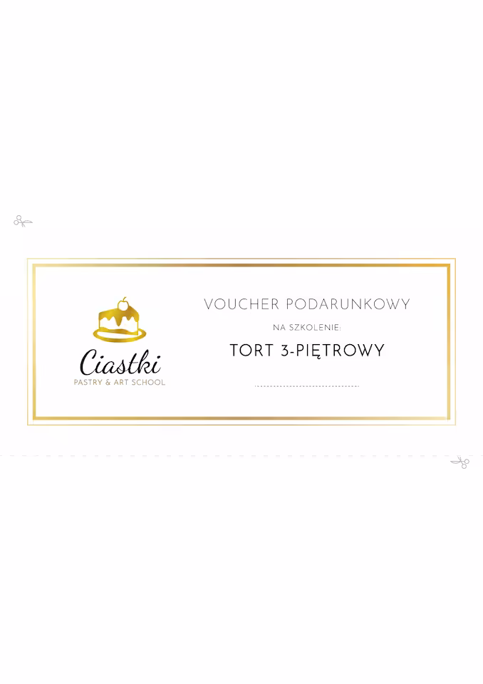 Voucher podarunkowy Tort 3-piętrowy