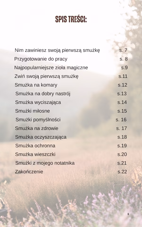 Smużki ziołowe. Przewodnik dla początkujących