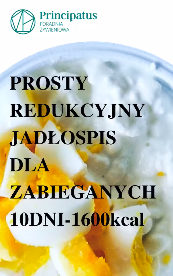Redukcyjny błyskawiczny w przygotowaniu  jadłospis na 10dni,1600kcal, 4 posiłki