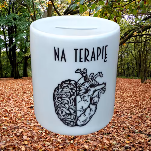 Skarbonka ceramiczna Sarnodzieło Na terapię