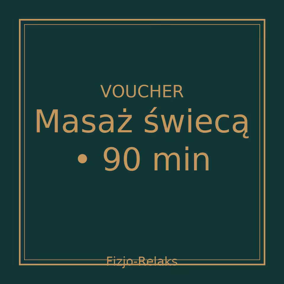 Voucher masaż świecą 90 minut (elektroniczny)