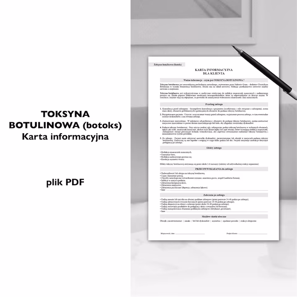 TOKSYNA BOTULINOWA - Informator zabiegowy