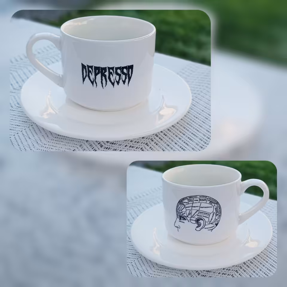 Filiżanka Sarnodzieło Depresso + talerzyk