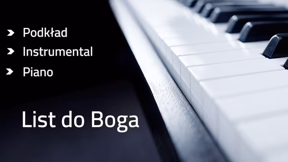List do Boga - podkład F-dur