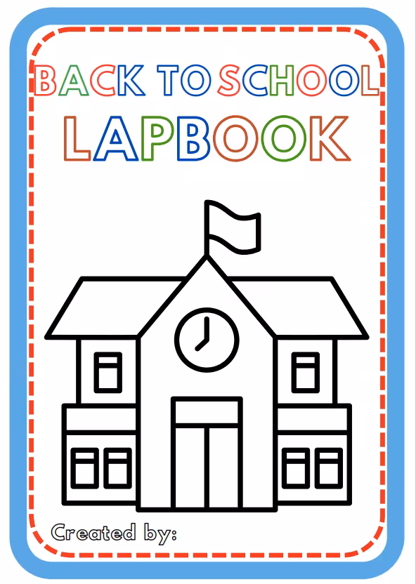 Lapbook Back to School