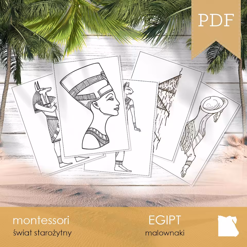 Afryka - Egipt - Malowanki