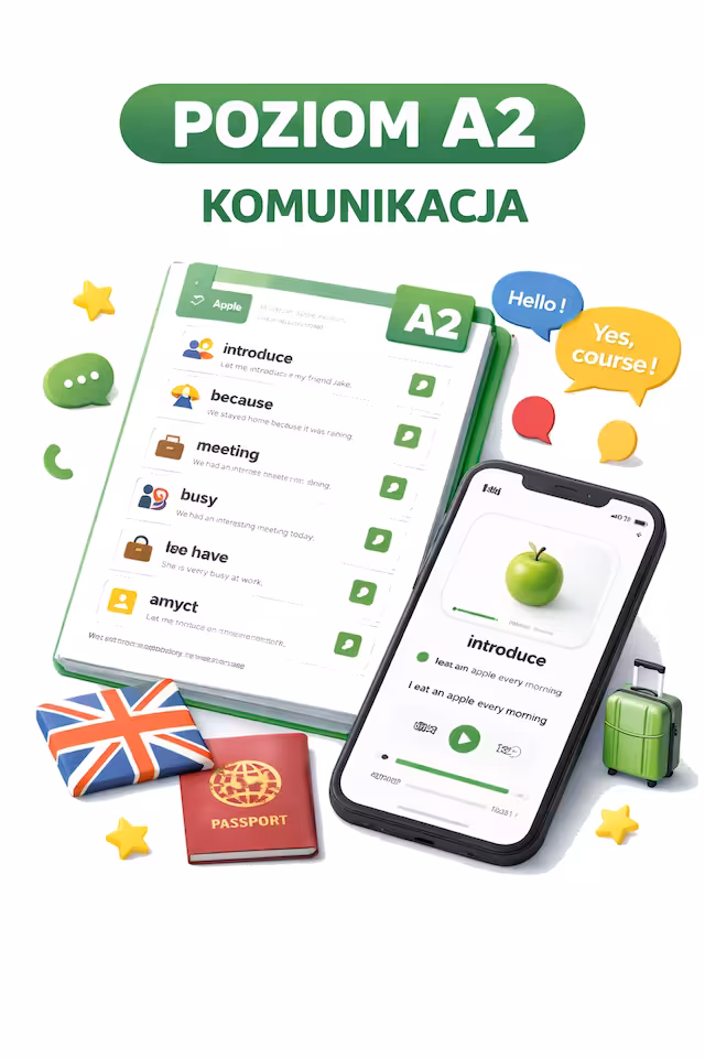 Poziom A2 - Słówka - Zdania - Audio