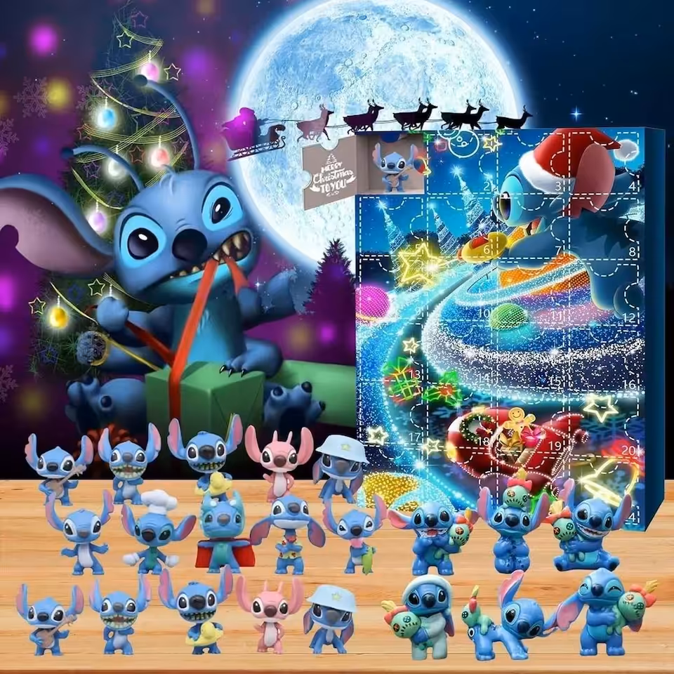 Kalendarz adwentowy Lilo i Stich 24 figurki