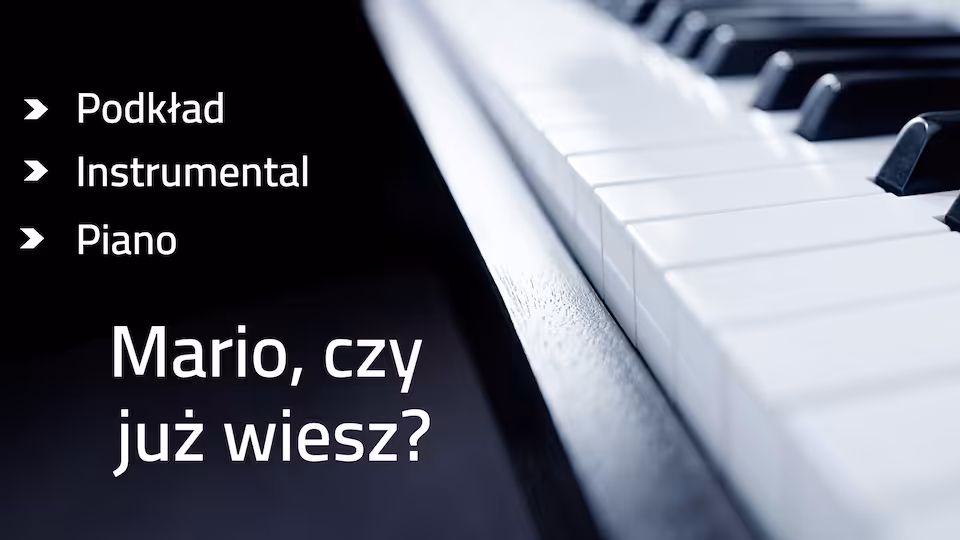 Mario czy już wiesz? - podkład g-moll