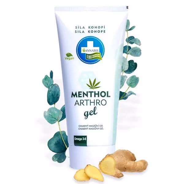 Żel chłodzący Menthol Arthro 200ml Mięśnie i stawy Annabis