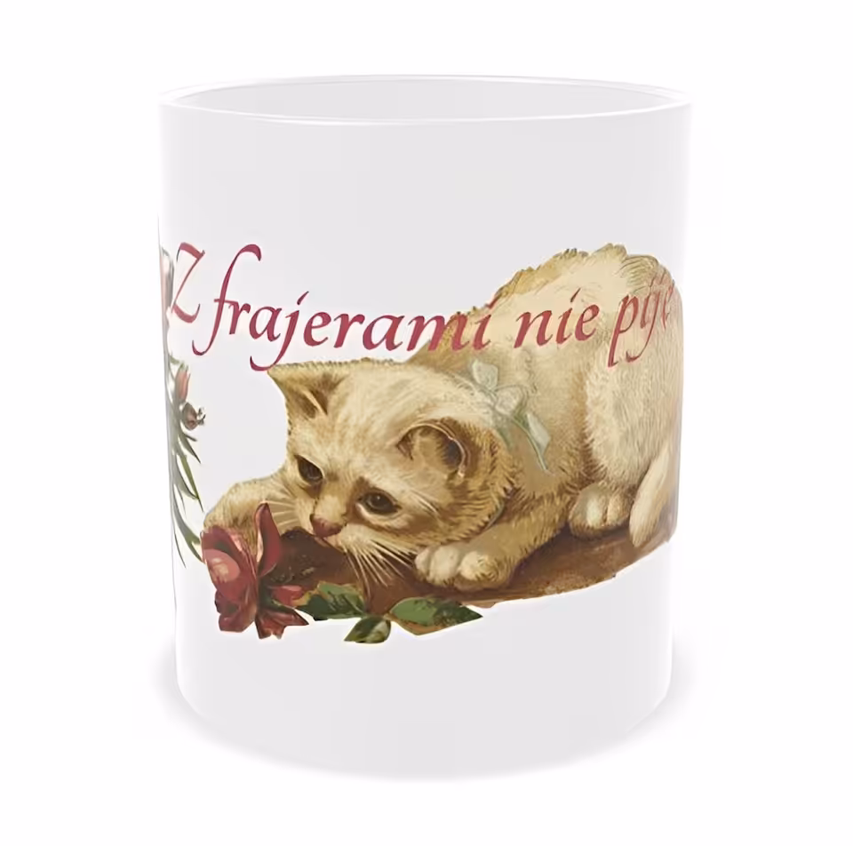 Kubek 330 ml Sarnodzieło Z frajerami nie piję