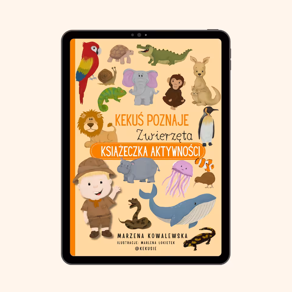 Kekuś poznaje Zwierzęta - Książeczka aktywności PDF