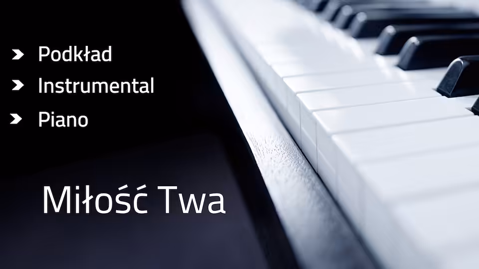 Miłość Twa - podkład D-dur