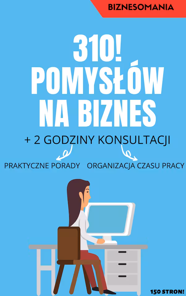 Ebook 310 pomysłów na biznes + 2h konsultacji