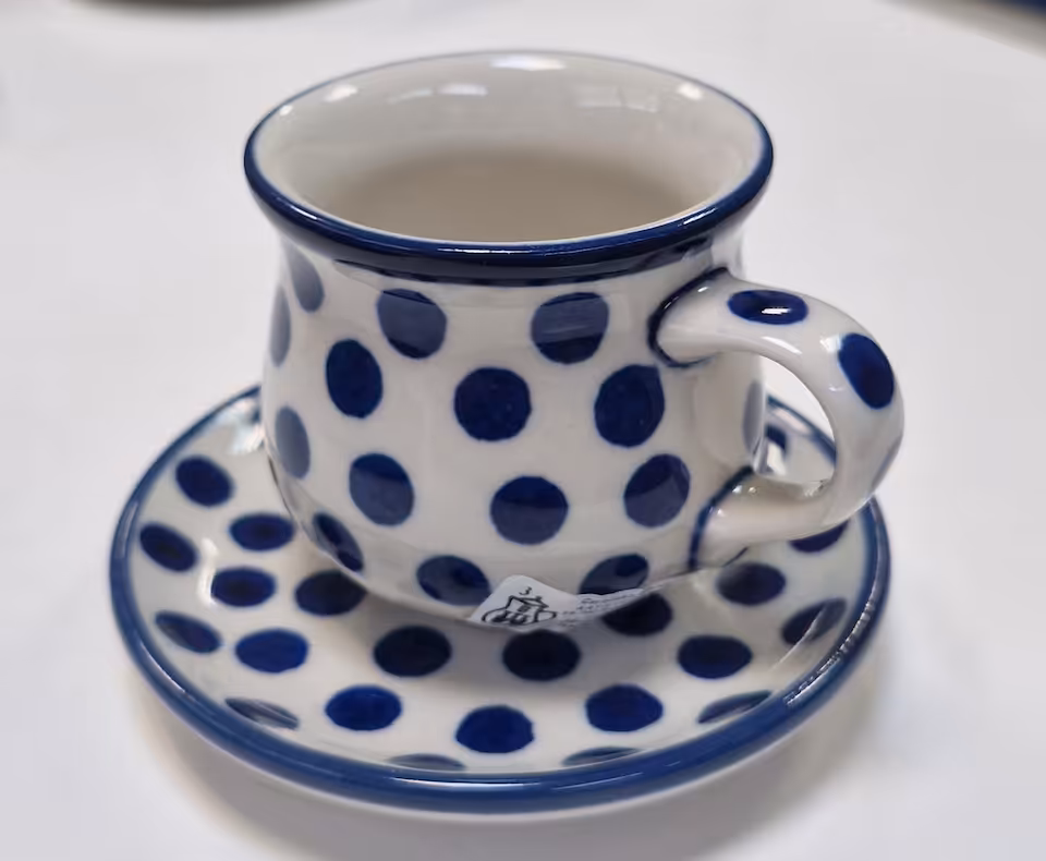 Baryłka espresso 0,1l ze spodkiem